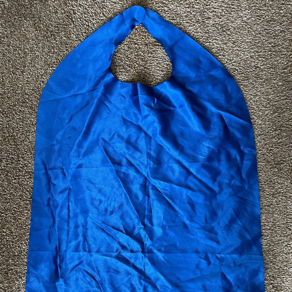 Royal Blue cape and mask